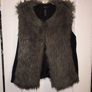 Faux Fur Burning Man Vest